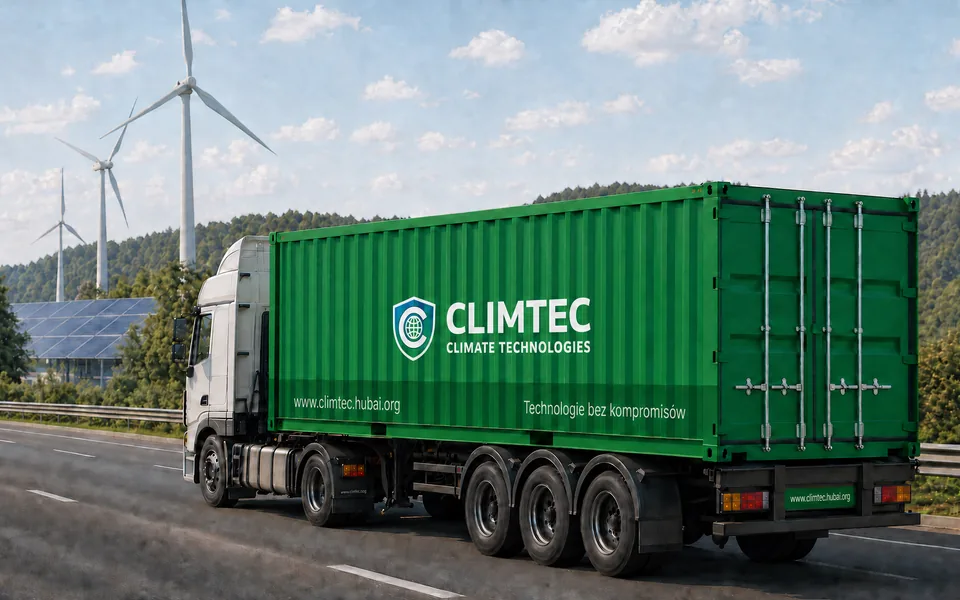CLIMTEC - transport kontenera BSE, dostawa technologii klimatycznych
